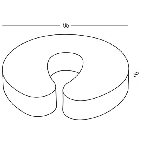Обмежувач на двері BS-06 білий - BS-06 WHITE