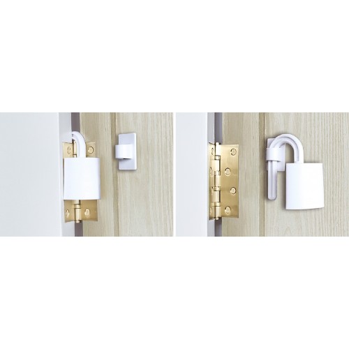 Обмежувач на двері BS-07 білий 2шт. - BS-07 WHITE