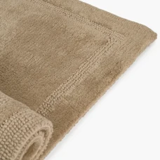 Килимок для ванни "Ліман" 50х80 см, бавовна 2800 г/м2, холодна бежева, двостороння