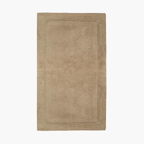 Килимок для ванни "Ліман" 50х80 см, бавовна 2800 г/м2, холодна бежева, двостороння