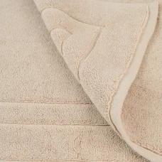 Килимок для ванни "Лагуна" 50x80 см, бавовна 1200 г/м², бежева