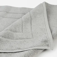 Коврик для ванны "Лагуна" 50х80 см, серый, хлопок 1200 г/м2