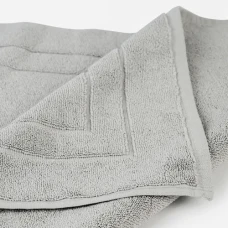 Килимок для ванни "Лагуна" 50х80 см, сірий, бавовна 1200 г/м2