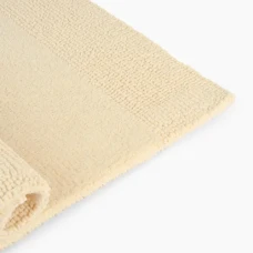 Килимок для ванни "Пляж" 50х60 см, двостороння, бавовна 2400 г/м2, бежева