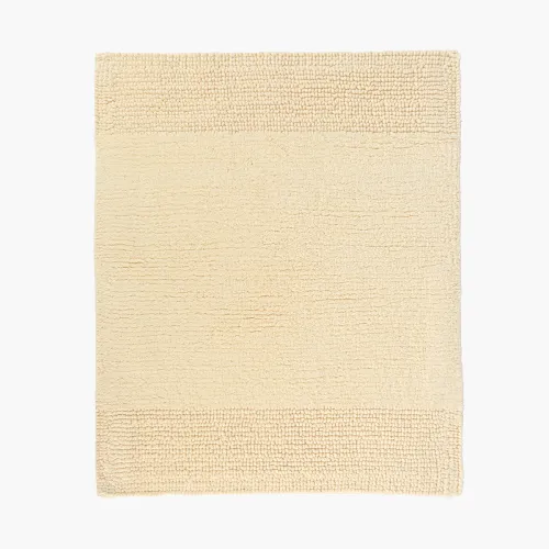 Килимок для ванни "Пляж" 50х60 см, двостороння, бавовна 2400 г/м2, бежева