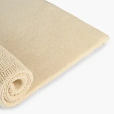 Килимок для ванни "Гавань" 50х80 см, бавовна 2400 г/м2, бежева, двостороння