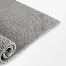 Килимок для ванни "Гавань" 50x80 см, бавовна 2400 г/м², сірий, двосторонній