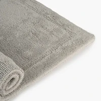 Килимок для ванни "Ліман" 50х80 см, бавовна 2800 г/м2, сірий, двосторонній