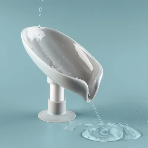 Мыльница МВМ MY HOME серого цвета, раскладная, 130х105х105 мм