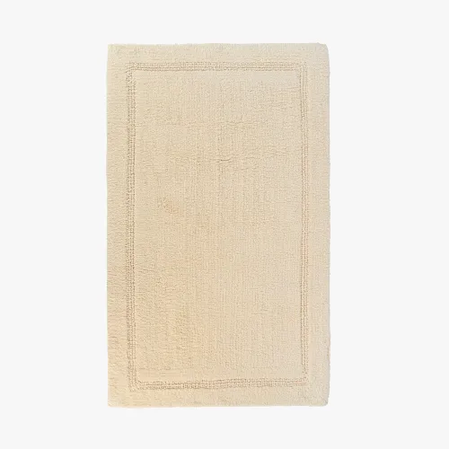 Килимок для ванни "Ліман" 50х80 см, бавовна 2800 г/м2, бежева, двостороння