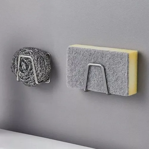 Крючок клеящийся для аксессуаров МВМ MY HOME, 45х50 мм, нержавеющая сталь, универсальный, 2,5 кг