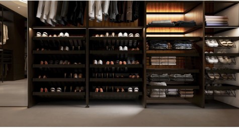 Системи гардеробного наповнення GTV ELITE — стиль, функціональність і чорна елегантність