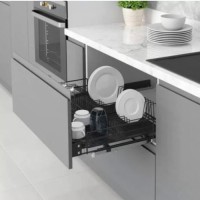 Вбудовані висувні сушарки для посуду