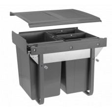 Сегрегатор GTV для кухонних шаф 400 мм 20+2х10 л Графіт
