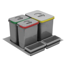 Сегрегатор multino 600 мм 1 x 15 л 2 x 7 л 2 емкости