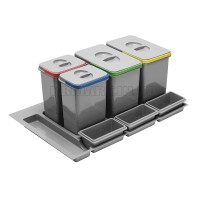 сегрегатор multino 900 мм 3 x 15 л + 3 емкости