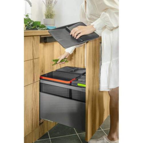 Контейнер для сміття AxiSpase РВ-AS-600-2X15L ящики 600мм, 2х15л - PB-AS-600-2X15L