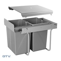 сегрегатор для кухонних шаф 400 мм 20+20 л